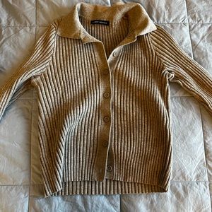 Brandy Melville Grey sweater top, cropped